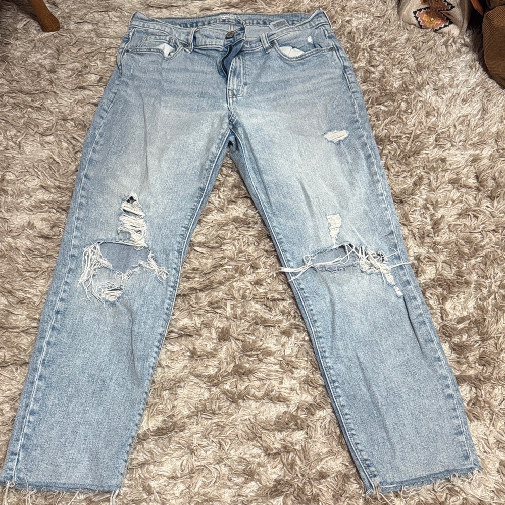 Old Navy Light Blue Boyfriend Jeans